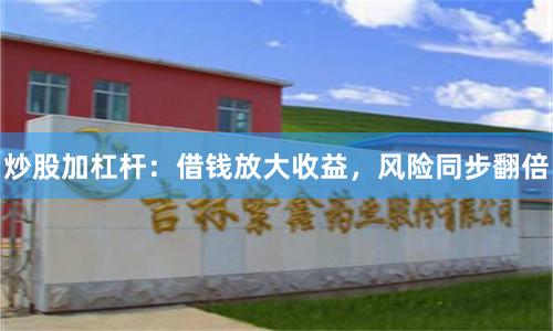 炒股加杠杆：借钱放大收益，风险同步翻倍